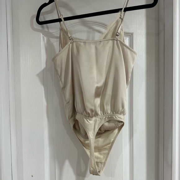 Satin Lace bodysuit. NWT. - Picture 2 of 2